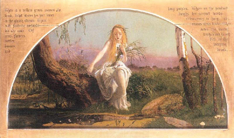 Arthur Devis Ophelia oil painting picture